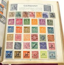 ANTIQUE STAMP ALBUM