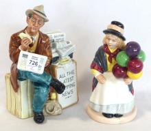 TWO ROYAL DOULTON FIGURINES