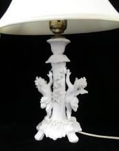 PAIR OF ITALIAN CERAMIC TABLE LAMPS