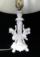 PAIR OF ITALIAN CERAMIC TABLE LAMPS