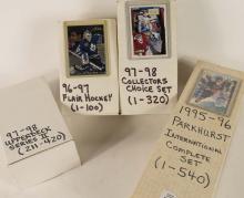 FOUR BOXES OF HOCKEY CARDS