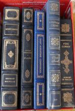 FOURTEEN FRANKLIN LIBRARY LEATHER BOUND BOOKS