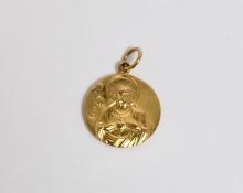 22K GOLD ST CHRISTOPHER