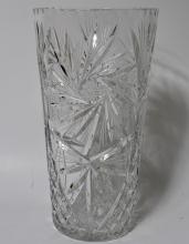 LARGE CRYSTAL VASES