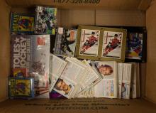 BOX LOT OF HOCKEY CARDS