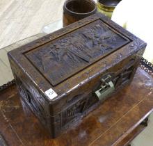 CARVED CHINESE BOX