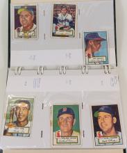 ALBUM OF 1950'S TOPPS BASEBALL CARDS