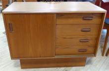 TEAK CONSOLE CABINET