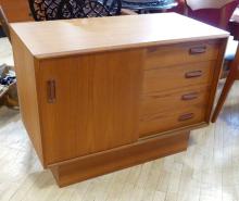 TEAK CONSOLE CABINET