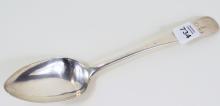 GEORGIAN STERLING SERVING SPOON