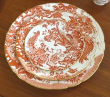 ROYAL CROWN DERBY "RED AVES" DINNERWARE