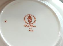 ROYAL CROWN DERBY "RED AVES" DINNERWARE