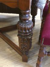 1920'S WALNUT DINING SET