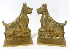 TWO PAIRS OF "SCOTTISH TERRIER" BOOKENDS