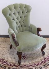 VICTORIAN MAHOGANY ARMCHAIR