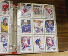 TWO BINDERS OF HOCKEY CARDS