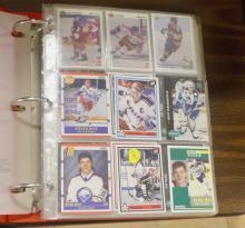 TWO BINDERS OF HOCKEY CARDS