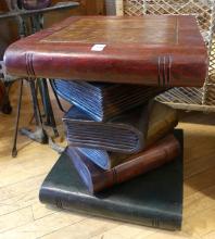 "BOOKS" SIDE TABLE