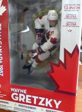 TWO LARGE "WAYNE GRETZKY" MCFARLANE FIGURES