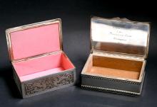 SILVERPLATED BOXES