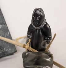 INUIT SOAPSTONE CARVING AND TILE