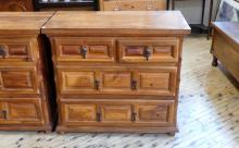 PAIR OF MEXICAN CEDAR CHESTS OF DRAWERS