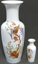 TWO KAISER "BIRD OF PARADISE" VASES