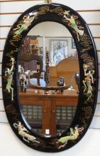 ASIAN LACQUER WALL MIRROR