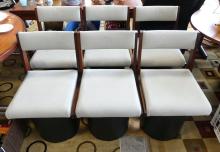 RS ASSOCIATES SWIVEL DINING CHAIRS
