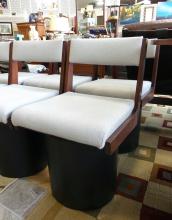 RS ASSOCIATES SWIVEL DINING CHAIRS