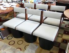 RS ASSOCIATES SWIVEL DINING CHAIRS