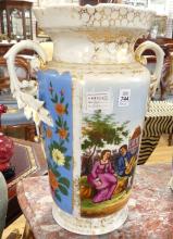PAIR OF ANTIQUE FRENCH PORCELAIN VASES