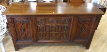 1920'S WALNUT SIDEBOARD