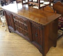 1920'S WALNUT SIDEBOARD