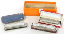 HARMONICAS, POCKET KNIVES AND LIGHTER
