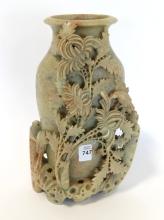 CHINESE SOAPSTONE VASE