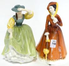TWO ROYAL DOULTON FIGURINES