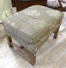 VINTAGE BROCADE FOOTSTOOL