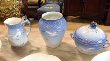 SIX PIECES OF BING AND GRONDAHL PORCELAIN