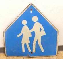 VINTAGE "CROSSWALK" SIGN