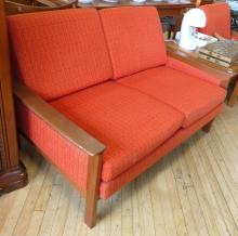 DANISH TEAK LOVESEAT