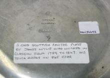 GOOD PEWTER PLATE