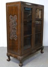 FINE CARVED CHINA CABINET