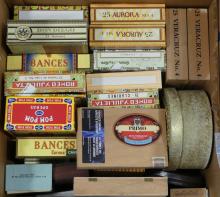 BOX LOT OF CIGAR BOXES