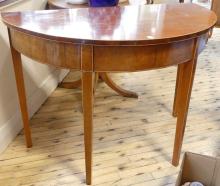 ANTIQUE MAHOGANY CONSOLE TABLE