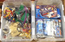 TWO BINS OF LEGOS