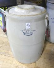 STONEWARE CROCK AND BUTTER CHURN