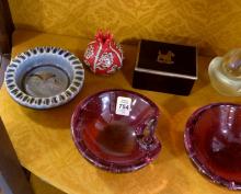 ART GLASS AND POTTERY