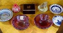 ART GLASS AND POTTERY