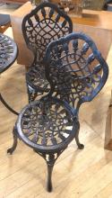 CAST ALUMINUM PATIO BISTRO SET